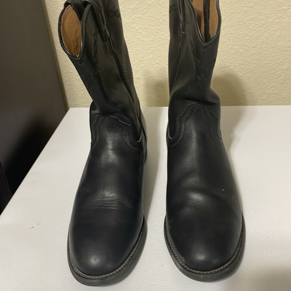 Ariat Men's Black Pull On Work Boots. Excellent Near New Condition. Size 13 D. - Picture 2 of 9